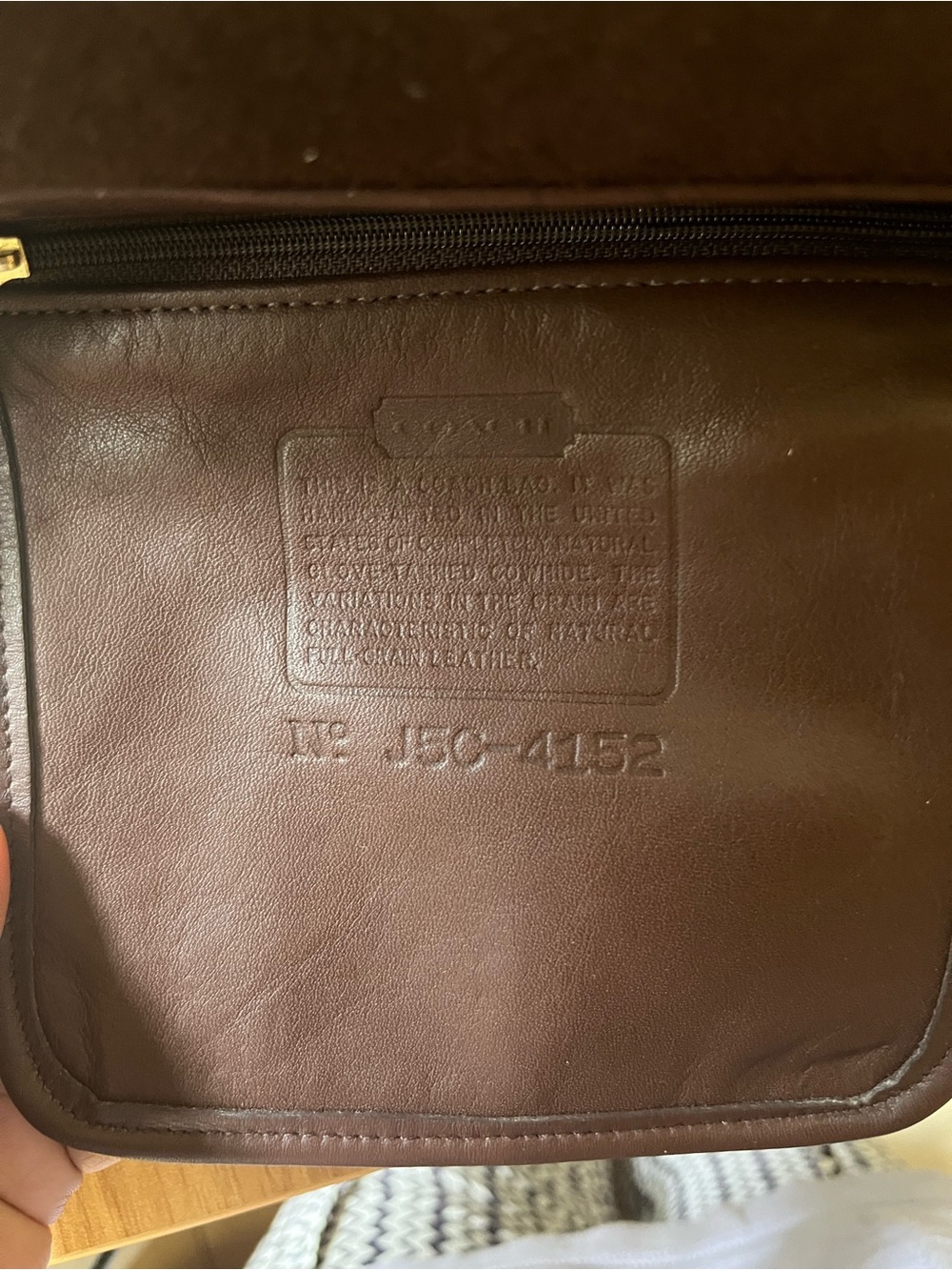Coach Brown Leather Buckle Backpack vintage - Picture 6 of 11